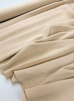 Лен с шелком (о) светло-бежевый  - в интернет-магазине тканей Тессутидея арт. 16-1214