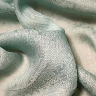 Плательная фактурная (о) ментоловая  - итальянские ткани Тессутидея арт. 02-7057