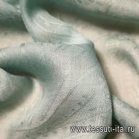 Плательная фактурная (о) ментоловая  - итальянские ткани Тессутидея арт. 02-7057