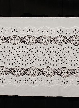 Шитье ш-19,5см белое - в интернет-магазине тканей Тессутидея арт. F-6326