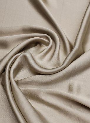 Шелк атлас стрейч (о) бежевый - в интернет-магазине тканей Тессутидея арт. 10-3584
