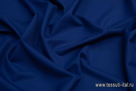 Плательная стрейч (о) синяя    - итальянские ткани Тессутидея арт. 17-0949
