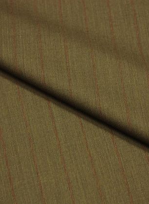 Костюмная супер 110 S (н) терракотовая полоска на коричневом ш-150см - в интернет-магазине тканей Тессутидея арт. 05-2292