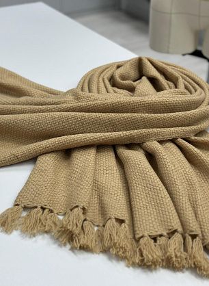 Кашемир купон-палантин кэмел 150*110см - в интернет-магазине тканей Тессутидея арт. F-6468