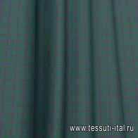 Костюмная (н) зелено-сиреневая клетка - итальянские ткани Тессутидея арт. 05-4363