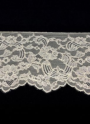 Кружево с люрексом (н) айвори с золотым жгутом ш-18см Solstiss - в интернет-магазине тканей Тессутидея арт. 03-5036