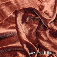 Бархат (о) бронзовый - итальянские ткани Тессутидея арт. 10-3089