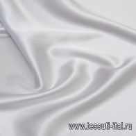 Шелк атлас стрейч (о) светло--серый - итальянские ткани Тессутидея арт. 10-1940