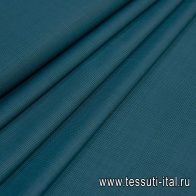 Костюмная (н) зелено-голубая стилизованная клетка - итальянские ткани Тессутидея арт. 05-3730