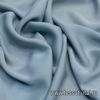 Крепдешин (о) серо-голубой - итальянские ткани Тессутидея арт. 02-9010