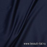 Трикотаж мерсеризованный хлопок (о) темно-синий - итальянские ткани Тессутидея арт. 12-1065