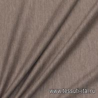 Трикотаж шерсть (о) коричневый меланж - итальянские ткани Тессутидея арт. 15-1062