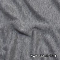 Трикотаж кашемир дабл (о) серый меланжевый - итальянские ткани Тессутидея арт. 15-1049
