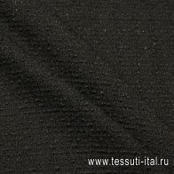 Шанель с люрексом (о) черная - итальянские ткани Тессутидея арт. 05-5046