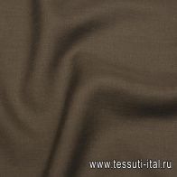 Лен (н) темно-коричневый - итальянские ткани Тессутидея арт. 16-0851