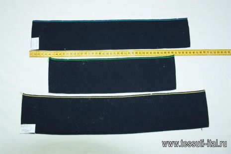 Подвяз синий ш-9см - итальянские ткани Тессутидея арт. F-2868
