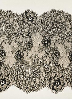 Кружево черное ш-31см - в интернет-магазине тканей Тессутидея арт. 03-7373
