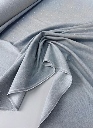 Джинса со стразами (о) светло-голубая - в интернет-магазине тканей Тессутидея арт. 01-8029