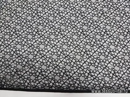 Кружево (о) черное ш-125см Jean Bracq - итальянские ткани Тессутидея арт. 03-3930