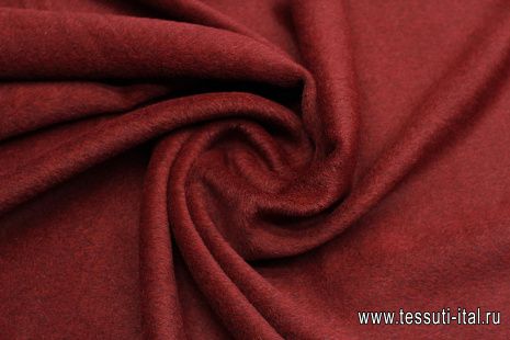 Пальтовая (о) бордовая - итальянские ткани Тессутидея арт. 09-2038