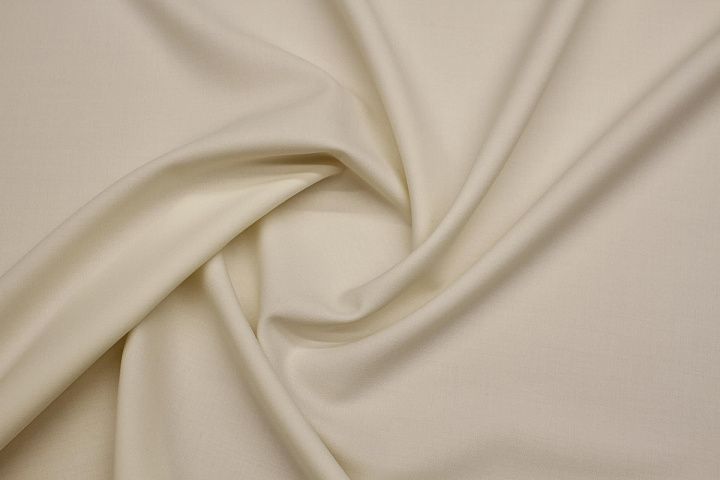 Костюмная стрейч 450 г/м (о) молочная - итальянские ткани Тессутидея арт. 05-4790