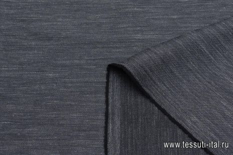 Костюмная стрейч под джинсу (о) черно-серая - итальянские ткани Тессутидея арт. 05-4386