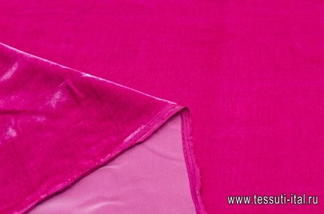Бархат (о) лиловый - итальянские ткани Тессутидея арт. 03-5890
