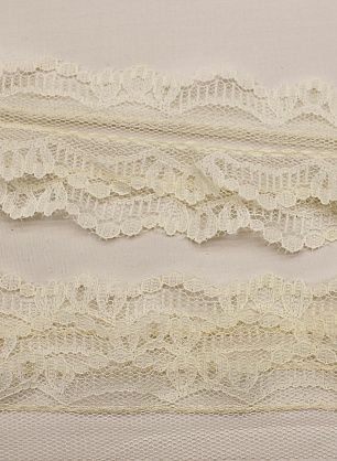 Кружевная бахрома на сетке (о) молочная ш-4см - в интернет-магазине тканей Тессутидея арт. 03-7147