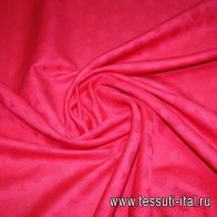 Плательная фактурная (о) красная - итальянские ткани Тессутидея арт. 01-3860