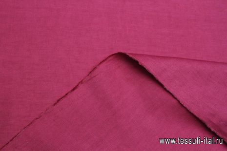 Лен (о) брусничный  - итальянские ткани Тессутидея арт. 16-0926