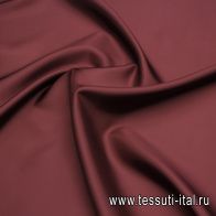 Подкладочная вискоза (о) бордовая - итальянские ткани Тессутидея арт. 08-1385