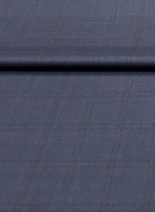 Костюмная (н) черно-синяя клетка - в интернет-магазине тканей Тессутидея арт. 05-3047