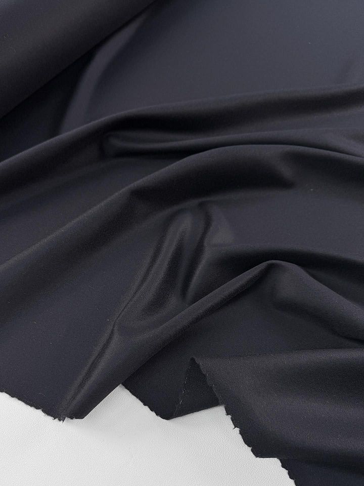 Костюмная кашемир (о) темно-синяя - итальянские ткани Тессутидея арт. 05-5146