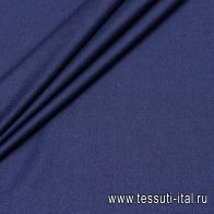 Костюмная стрейч (о) черно-синяя меланж - итальянские ткани Тессутидея арт. 05-2904