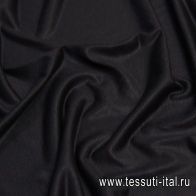 Трикотаж мерсерезированный (о) черный  - итальянские ткани Тессутидея арт. 12-1029