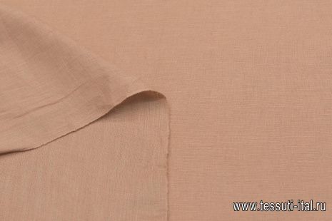 Лен (о) какао - итальянские ткани Тессутидея арт. 16-0810