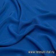 Крепдешин (о) синий - итальянские ткани Тессутидея арт. 10-1577