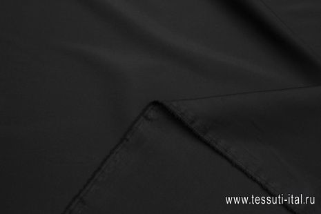 Подкладочная стрейч (о) черная - итальянские ткани Тессутидея арт. 07-1520
