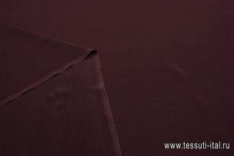 Шелк вареный (о) темно-бордовый - итальянские ткани Тессутидея арт. 10-1042