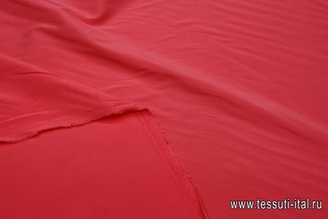 Подкладочная стрейч (о) ярко-розовая  - итальянские ткани Тессутидея арт. 07-1475