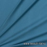 Трикотаж кашемир с шелком (о) бирюзово-серый - итальянские ткани Тессутидея арт. 15-1065