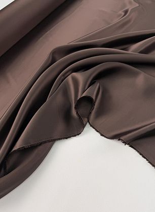 Подкладочная вискоза (о) темно-коричневая - в интернет-магазине тканей Тессутидея арт. 08-1640