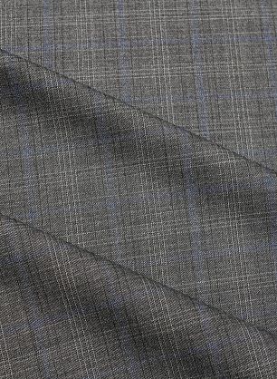Костюмная (н) серо-голубая клетка - в интернет-магазине тканей Тессутидея арт. 05-4742