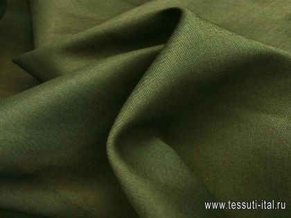 Батист (о) темно-зеленый - итальянские ткани Тессутидея арт. 01-4548