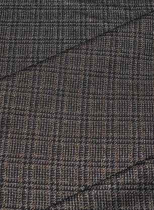 Костюмная (н) сине-оранжево-голубая клетка - в интернет-магазине тканей Тессутидея арт. 05-4649