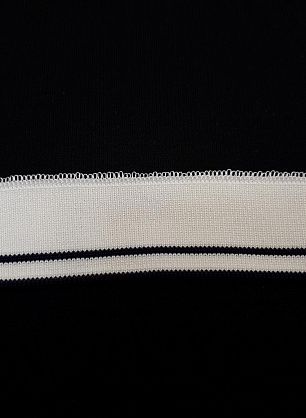 Подвяз (н) белый с темно-синей полосой 3*52-61см  - в интернет-магазине тканей Тессутидея арт. F-4066