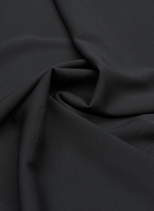 Плательная фактурная стрейч (о) сине-черная - в интернет-магазине тканей Тессутидея арт. 04-1614