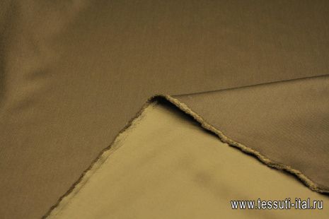 Шелк дюшес (о) коричневый - итальянские ткани Тессутидея арт. 10-3303