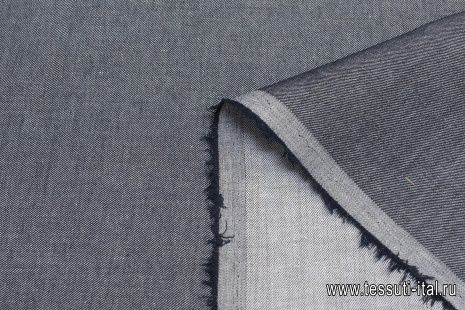 Джинса стрейч (о) черно-белая диагональ - итальянские ткани Тессутидея арт. 01-6776