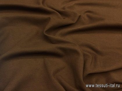 Трикотаж (о) коричневый - итальянские ткани Тессутидея арт. 12-0727